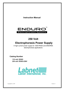 300V Power Supply - Labnet International