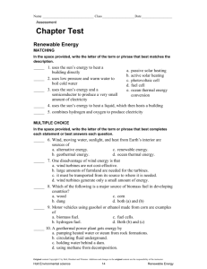 Chapter 18 Practice Test