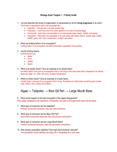 Biology Learning Target 1 -5 Test study guide ANSWER KEY