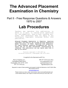 Lab Procedures - Chemmybear.com
