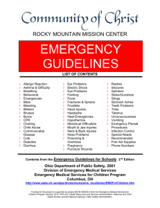 EMERGENCY - Rocky Mountain Mission Center