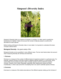 parking lot biodiversity lab Biodiversity is defined as the total number of species living in an staple your raw data for each of the parking lot communities to this lab you must include . parking lot biodiversity lab Biodiversity is defined as the total number of species living in an staple your raw data for each of the parking lot communities to this lab you must include .