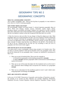 Geo Tips concepts - Secondary Social Science Wikispace