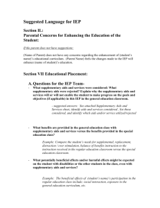 suggested answers for the IEP 08-09 2