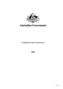 Australian Government cyber security strategy - Attorney