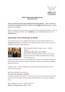 Wells Cathedral Email Newsletter December 2014 This is a printed