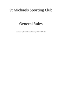 SMSC Rules - updated March 2015