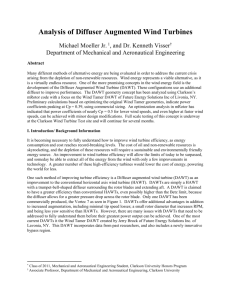 Analysis of Diffuser Augmented Wind Turbines