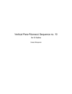 Vertical Para-Fibonacci Sequence no