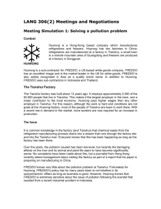 Meeting Simulation 1: Solving a pollution problem