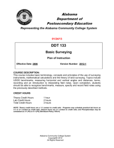 DDT 133 Basic Surveying