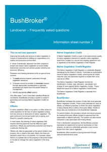 BushBroker-Landowner Frequently asked questions