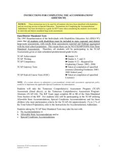 TCAP-Instructions for Completing the Accommodations Addendums