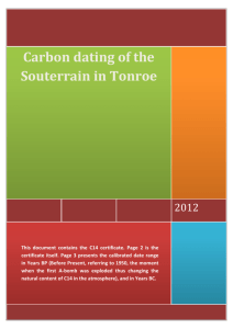 Carbon dating of site doc