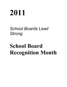 2007School Boards Make a World of Difference