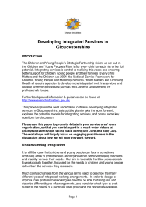 Developing Integrated Services in Gloucestershire