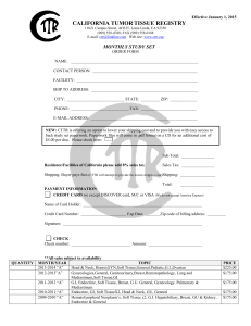 Update 1-30-15 M order form - California Tumor Tissue Registry