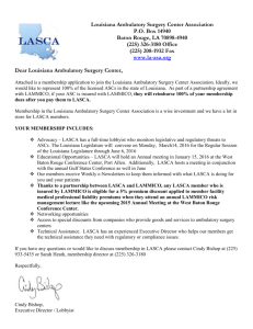 LASCA 2016 New Membership Application