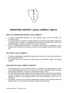 braintree district local compact - Braintree District Voluntary Support