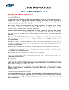 Sickness Policy - Clutha District Council
