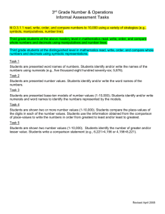 Number and Operations