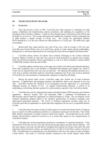 III. TRADE POLICIES BY measure