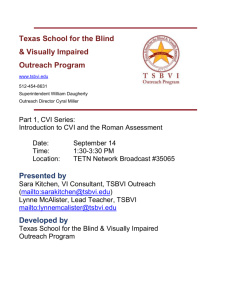 LPCVI_HandoutDay1 - Texas School for the Blind and Visually