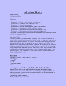All About Books - Faculty Homepages