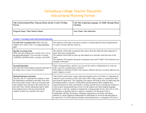 Copy of Lesson Plan Templatex - Gettysburg College ITT test site