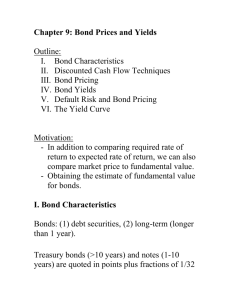 I. Bond Characteristics