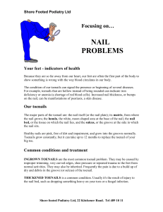 NAIL PROBLEMS - Shore Footed Podiatry