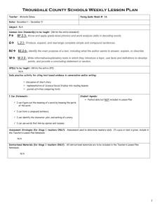 Lesson Plan Template - Trousdale County Schools