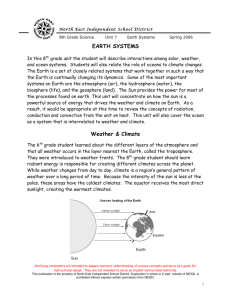 Earth Systems - North East Independent School District