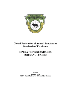 f. physical facilities - Global Federation of Animal Sanctuaries