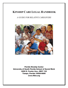 kinship care legal handbook - Florida`s Center for Child Welfare