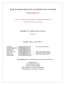 2 Process Specification - The University of Texas at Dallas
