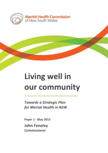Living Well In Our Community - Mental Health Commission of NSW