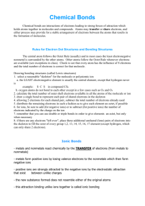 Chemical Bonds