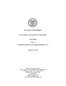 WORD - New Jersey Law Revision Commission
