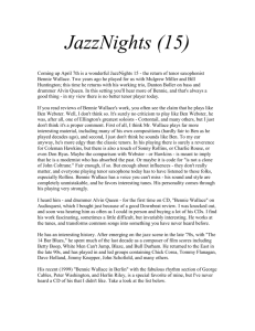 JazzNights 15, Bennie Wallace, Danton Boller, Alvin Queen, 4/7/2006