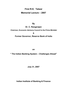 Perspective on impact of Banking Sector Reforms