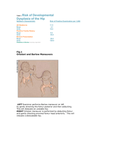 DDH Figures (From Peds in Review Article)