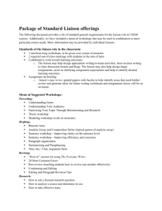 Package of Standard Liaison offerings