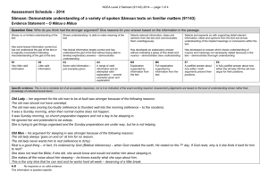 NCEA Level 2 Samoan (91143) 2014 Assessment Schedule