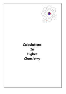 Calculation Booklet - Clydebank High School