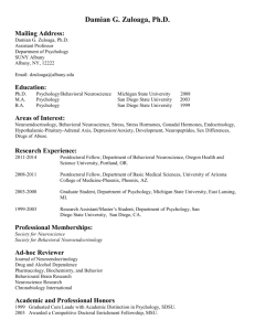 Resume/CV - University at Albany