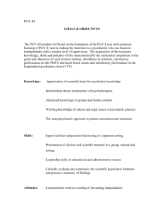 PGY-III Goals and Objectives