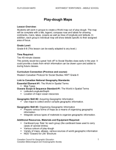 Play-dough Maps - Canadian Geographic Education
