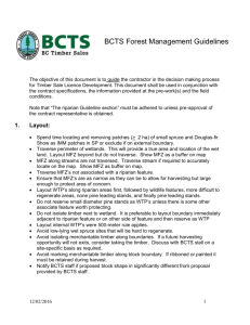 BCTS Forest Management Guidelines
