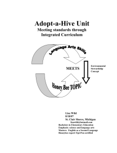 Adapt a Hive Unit - Oakland University